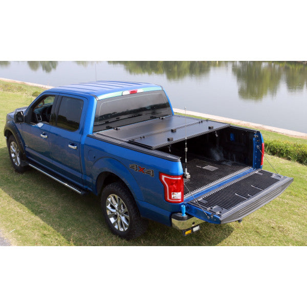 Ford F150 15-23, 5.5 Feet Bed, Low Profile Hard Fold Tonneau Cover