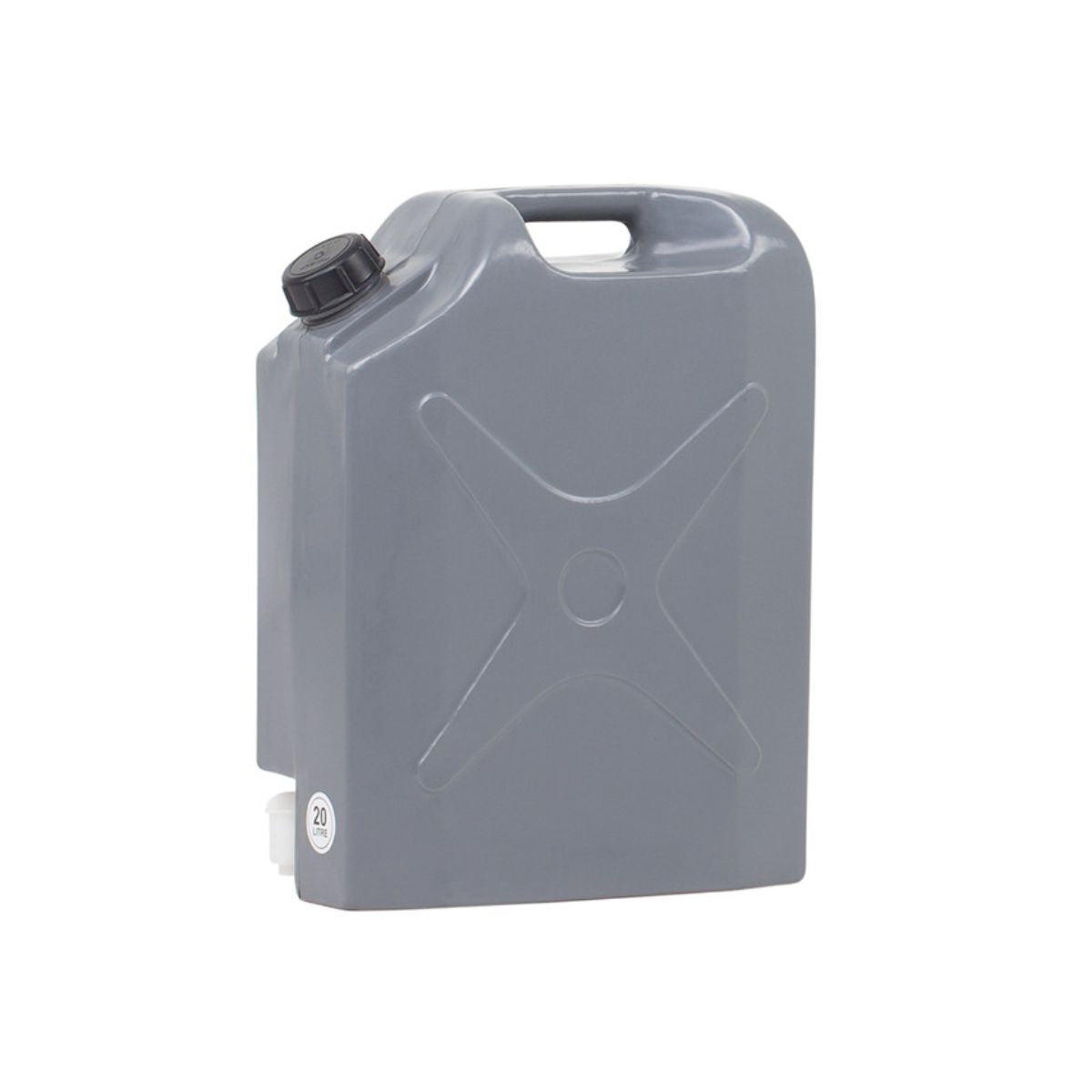20L PLASTIC JERRY CAN WITH TAP – (350 X 170 X 460MM)