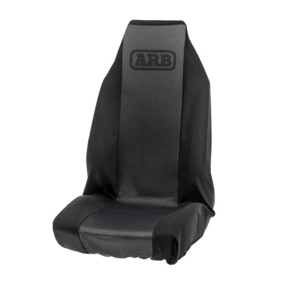 SEAT COVER SLIP ON BLK GRY SERIES ||
