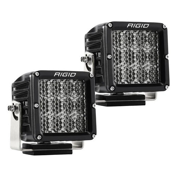 D-XL PRO Series Square LED Light, 4 Inch, Driving Diffused, Pair