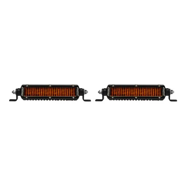 SR-Series LED Light Bar, 6 Inch, SAE, Amber PRO, Pair