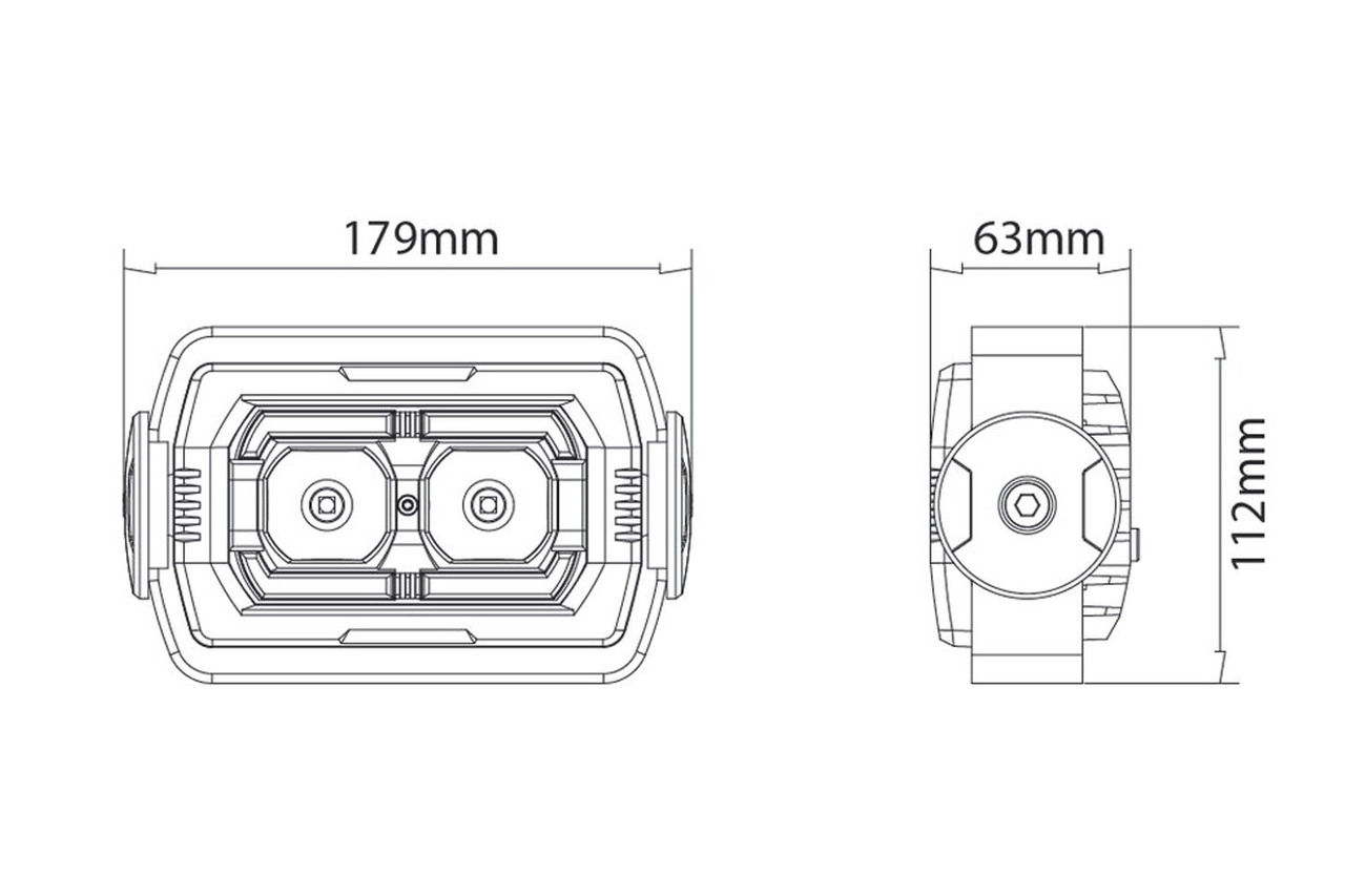 20W COSMO DUAL LED LIGHT (EACH)