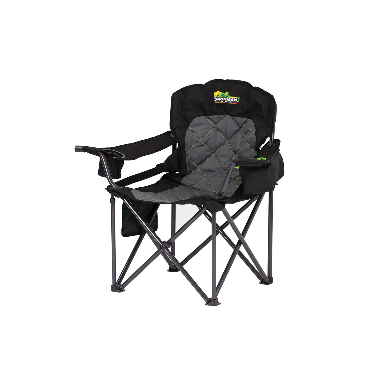 KING QUAD CAMP CHAIR WITH LUMBAR SUPPORT (250KG)