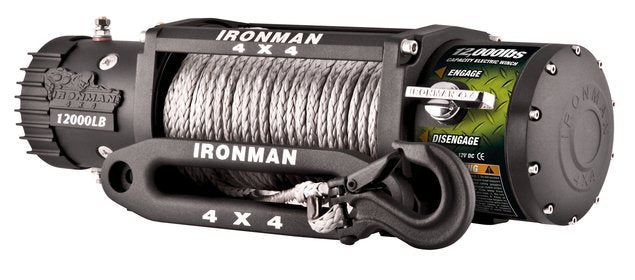 Monster Winch 12000lb - 12V (With Steel Cable)