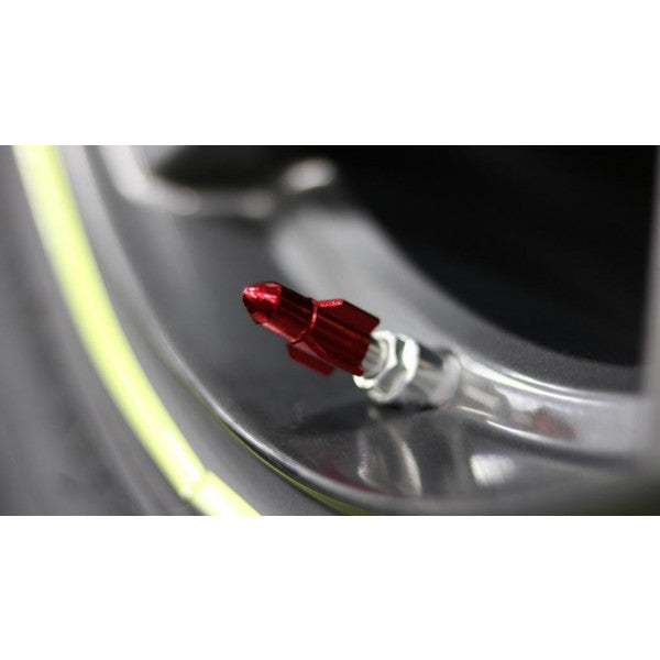 Tire Valve Cap - Red Missile