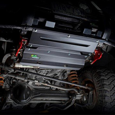 TOYOTA LANDCRUISER 76 SERIES 2007+ RADIATOR AND STEERING RODS SKID PLATE