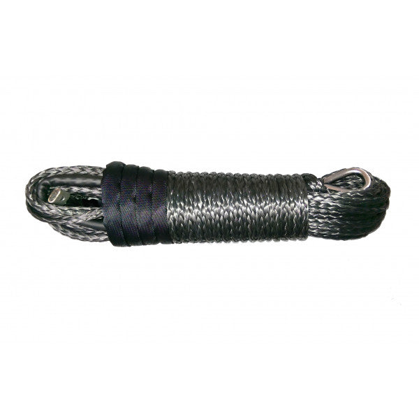 AOR Universal Winch Black Synthetic Rope 9.5mm x 27m