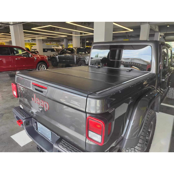 Jeep Wrangler JT Gladiator 19-23, Premium Pro Low Profile Hard Fold Tonneau Cover