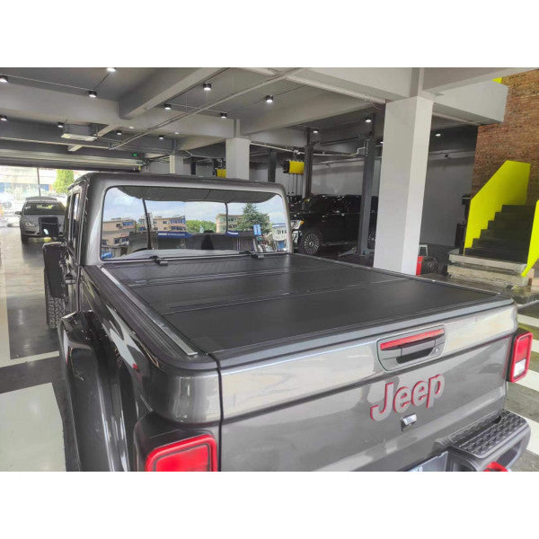 Jeep Wrangler JT Gladiator 19-23, Premium Pro Low Profile Hard Fold Tonneau Cover