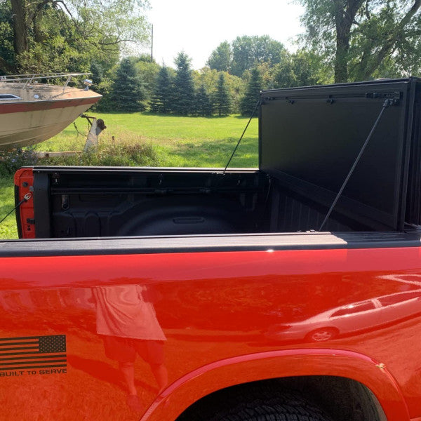 Dodge Ram 19-23, 5.7 Feet Bed, Low Profile Hard Fold Tonneau Cover
